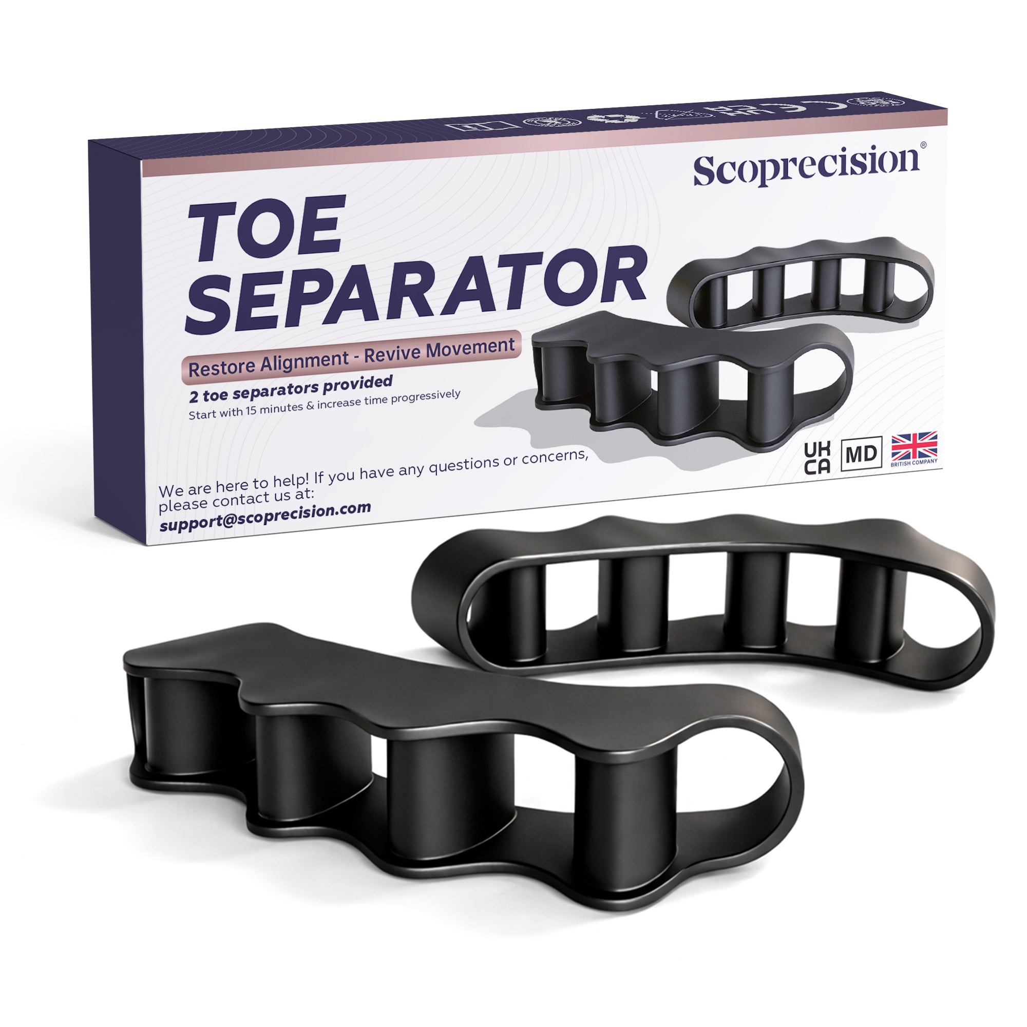 Soft Gel Toe separator