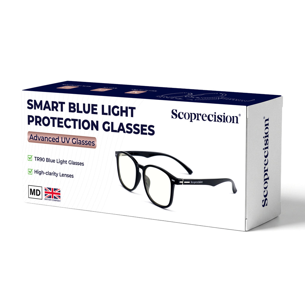 Smart Blue Light Protective Glasses Black Matt